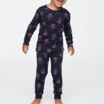 GAP Baby Toddler Organic Brushed Cotton Holiday PJ Set