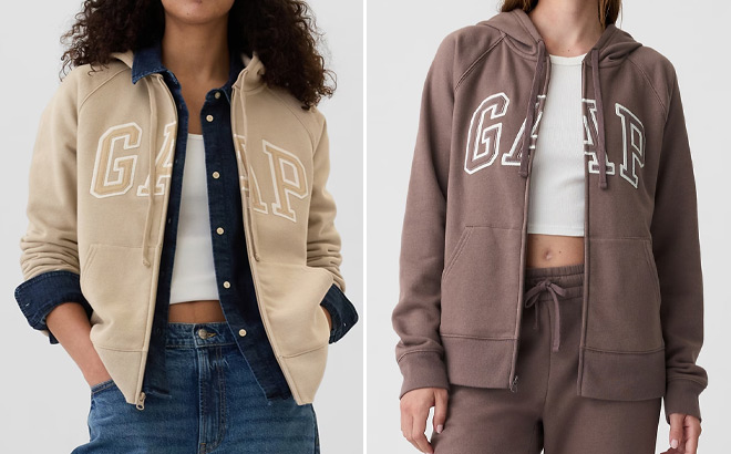 GAP Factory Logo Zip Hoodie