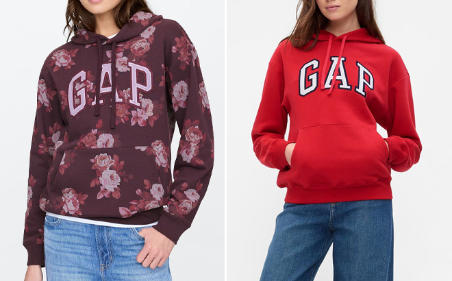 GAP Factory Womens Logo Hoodies