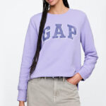 GAP Factory Womens Relaxed Gap Logo Sweatshirt