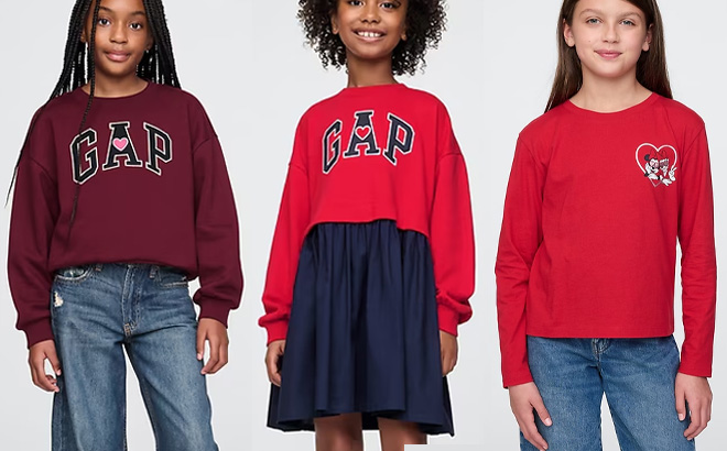 GAP Valentines Day Kids Collection