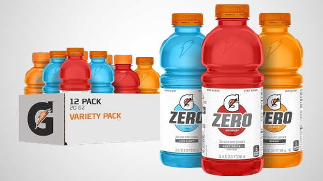 Gatorade G Zero Thirst Quencher 12 ct