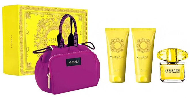 Gianni Versace Yellow Diamond 4 Piece Gift Set