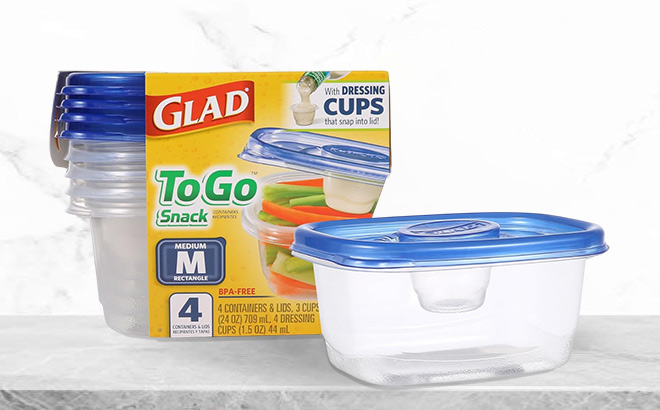 Glad 4 Pack Food Storage Container