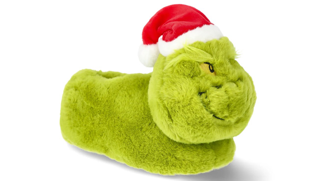 Grinch Holiday Kids Slippers