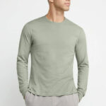 Hanes Long Sleeve Mens T Shirt