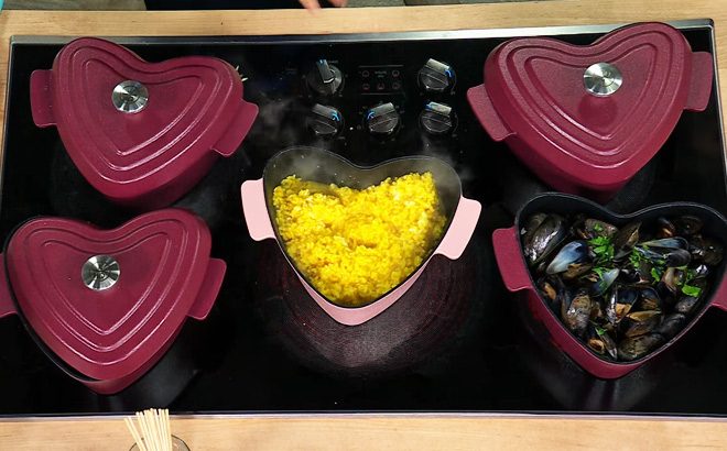 Heart Shaped Cast Iron Casserole