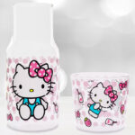 Hello Kitty Boxed 18oz Glass Water Pitcher with Cup