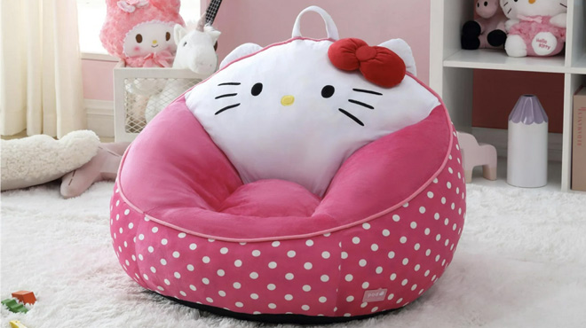 Hello Kitty Compressed Foam Bean Bag Chair