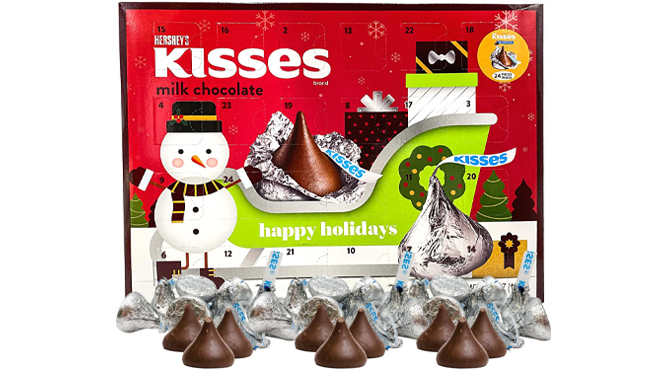 Hershey Milk Chocolate Kisses Advent Calendar