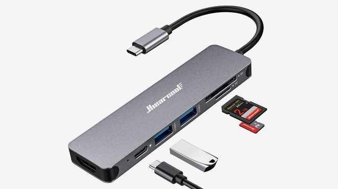 Hiearcool USB C Hub USB C Multi Port Adapter