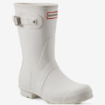 Hunter Womens Original Short Rain Boot in Ivory Color