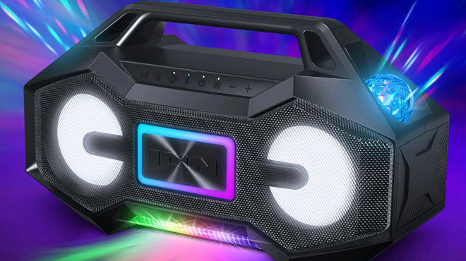 ION Audio Party Rocker Go HighPower Boombox Speaker