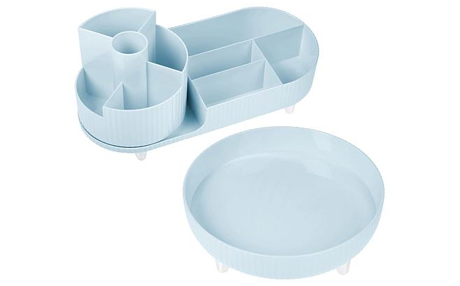 Improvements Rotating Storage Organizer Set of 2 in Blue