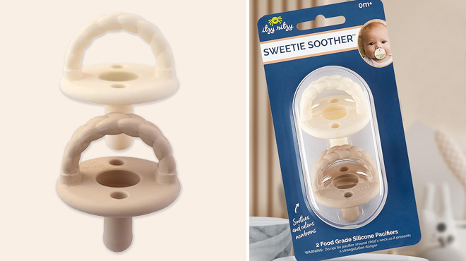 Itzy Ritzy Sweetie Soother Silicone Pacifier 2 Pack