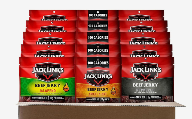 Jack Links 15 Count Variety Pack Beef Jerky