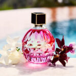 Jimmy Choo Rose Passion EDP on the Table