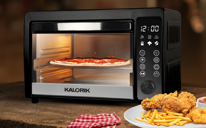 Kalorik 22 Quart Digital Touchscreen Air Fryer Toaster Oven