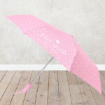 Kate Spade Flower Travel Umbrella in Pink