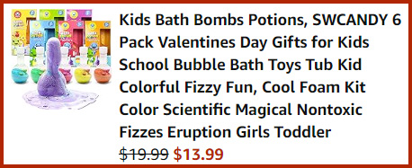 Kids Bath Bombs Potions Summary