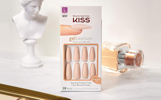 Kiss 28 Count Gel Fantasy Sculpted Press On Nails