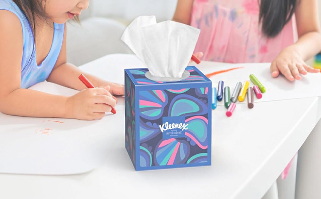 Kleenex Anti Viral Facial Tissues 18 Pack