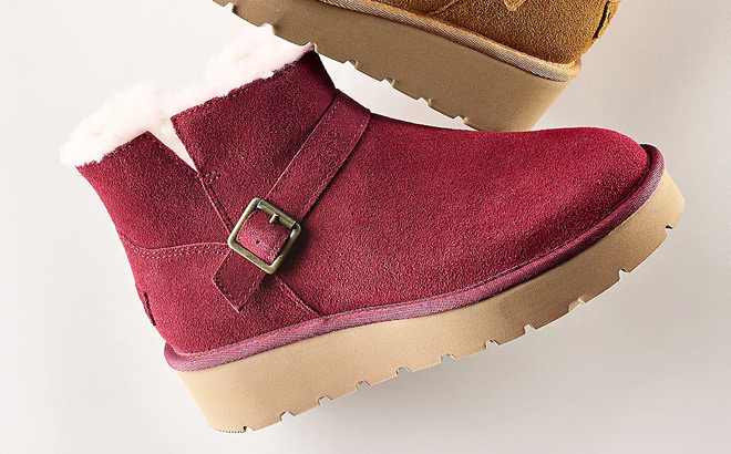 Koolaburra by UGG Suede Wedge Winter Boots