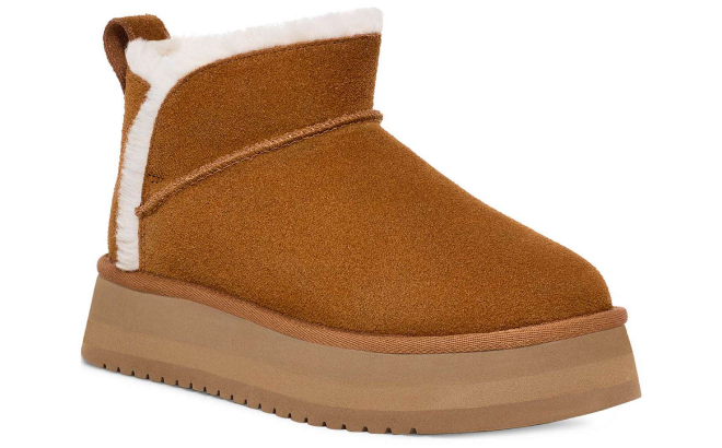 Koolaburra by UGG Womens Koola Ultra Mini Platform Ankle Boots