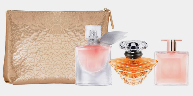 Lancome 3 piece Fragrance Set with Bag