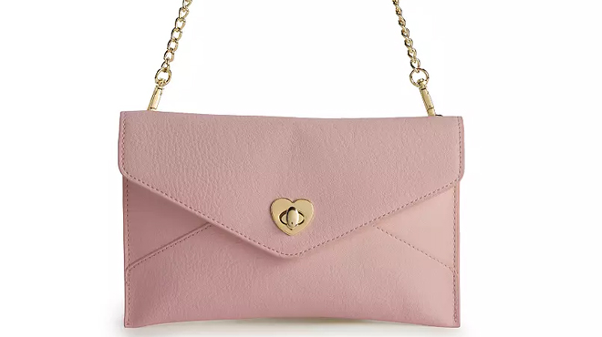 Lauren Conrad Heart Envelope Shoulder Bag