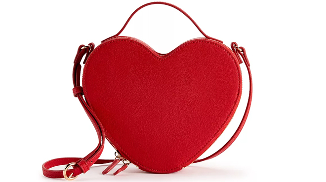 Lauren Conrad Heart Shaped Crossbody