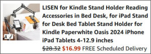 Lisen Kindle Stan Holder at Checkout