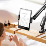 Lisen Kindle Stand Holder in the Bathroom