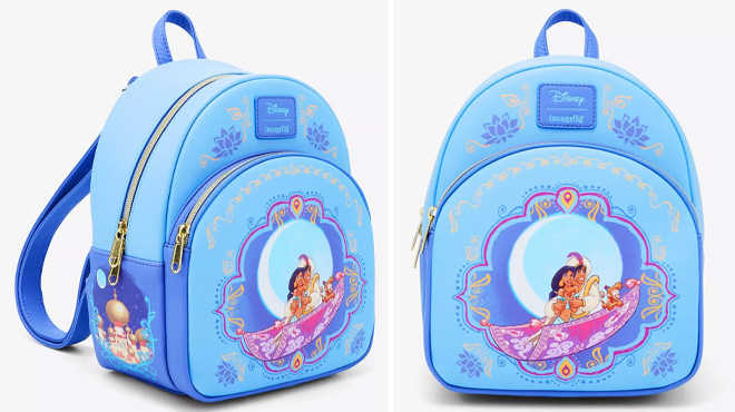 Loungefly Disney Aladdin Magic Carpet Ride Mini Backpack