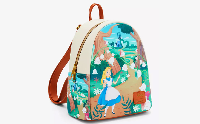 Loungefly Disney Alice In Wonderland Flower Walkway Mini Backpack