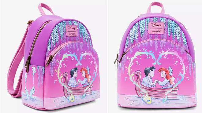 Loungefly Disney The Little Mermaid Kiss The Girl Mini Backpack