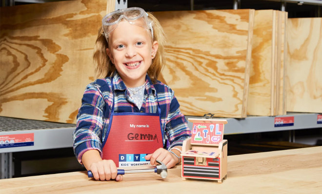 Lowes Tool Chest kids workshop