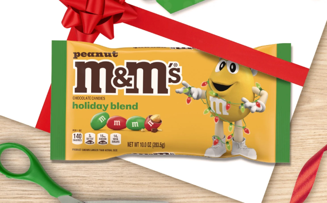 MMs Christmas Peanut Chocolate Candy