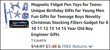 Magnetic Fidget Pen Checkout