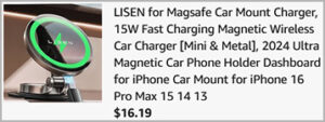 Magsafe Car Mount Charger Screenshot