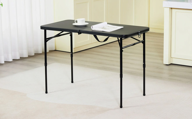 Mainstays 40 x 20 Plastic Adjustable Folding Table