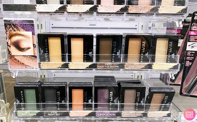 Maybelline Eyeshadow on Store Shelf