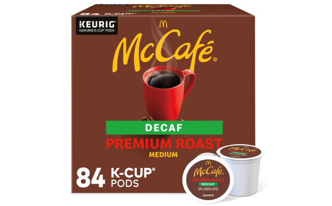 McCafe Premium Roast Decaf K Cup Pods