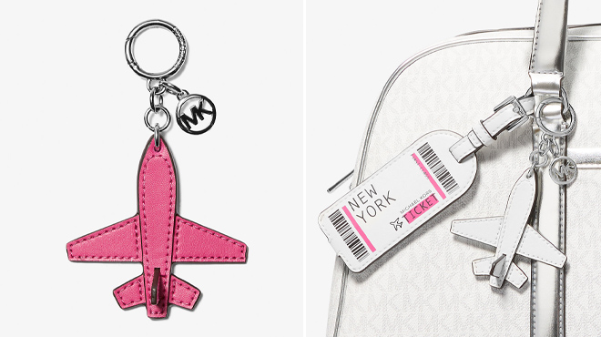 Michael Kors Airplane Keychains