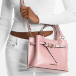 Michael Kors Emilia Small Pebbled Leather Satchel