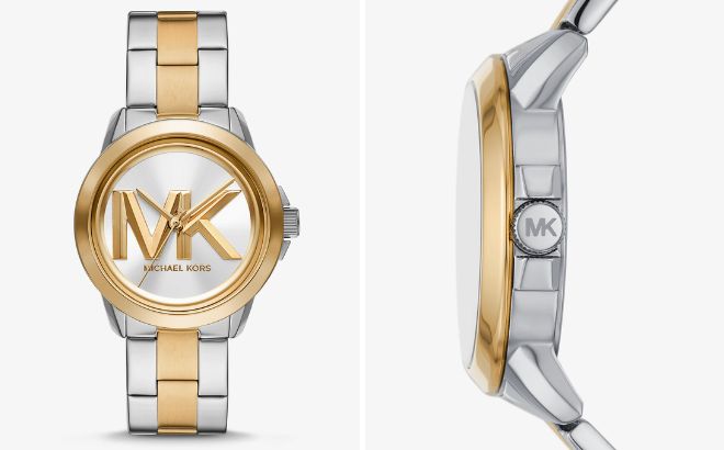 Michael Kors Oversized Brynn Two Tone Watch