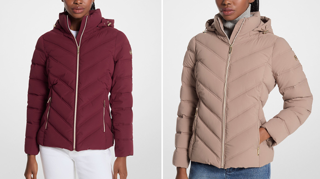 Michael Kors Packable Quilted Puffer Jacket