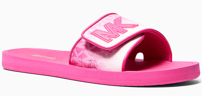 Michael Kors Palmer Ombre Signature Logo Slide Sandals