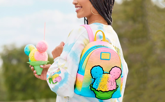 Mickey Mouse Shaved Ice Loungefly Mini Backpack