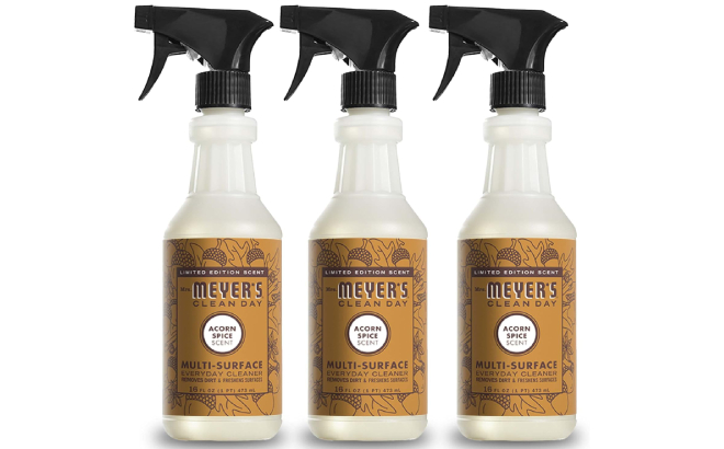 Mrs Meyers Clean Day All Purpose Cleaner Spray 3 Pack Acorn Spice Scent